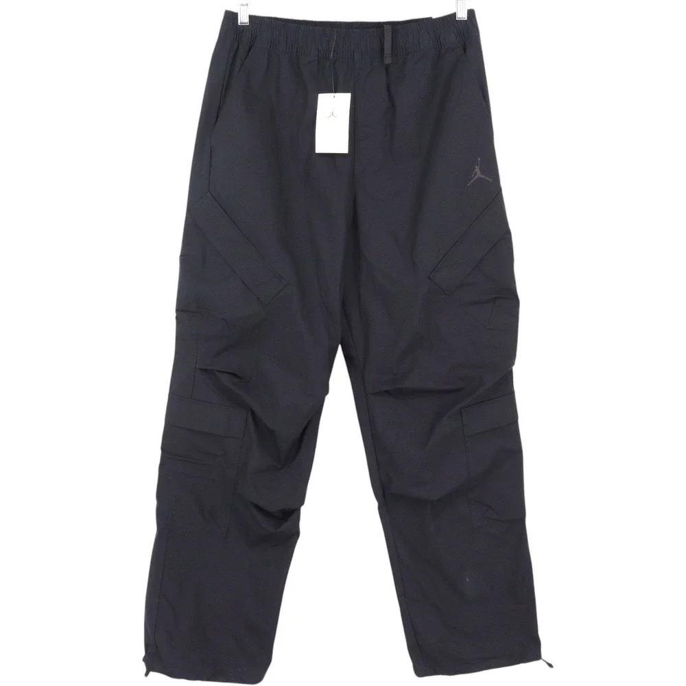 Jordan Mens Black Loose Fit Ripstop Cargo Pants HV0530-010 Medium NWT